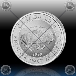 1.25oz KANADA 8 Dollars "KANADSKI BIZON" 2015 1.25oz KANADA 8 Dollars "KANADSKI BIZON" 2015